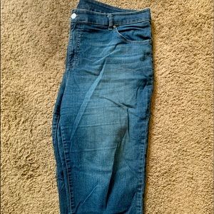 Terra & Sky denim capris